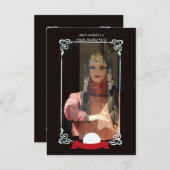 Invitation de diseur de bonne aventure (Devant / Derrière)