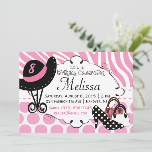 Invitation de Diva Anniversaire (Debout devant)