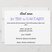 Invitation de divorce (Dos)