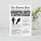 Invitation de divorce du journal : Problème résolu (Debout devant)