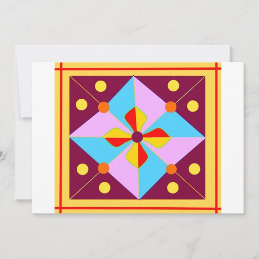 Invitation de Diwali (Devant)