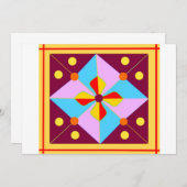 Invitation de Diwali (Devant / Derrière)