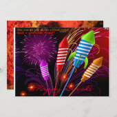 Invitation de Diwali (Devant / Derrière)