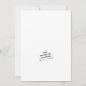 Invitation de DM d'obtention du diplôme (Dos)