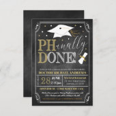 Invitation de doctorat (Devant / Derrière)