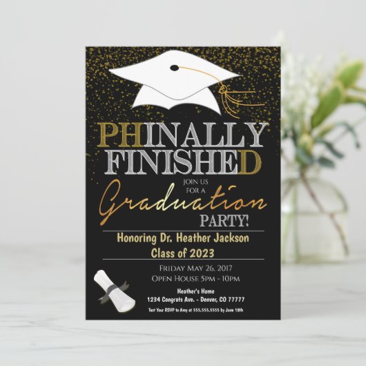 Invitation de doctorat (Debout devant)