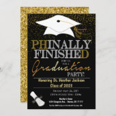 Invitation de doctorat (Devant / Derrière)