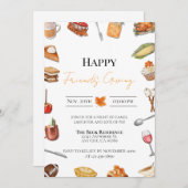 Invitation de don d'amis (Devant / Derrière)