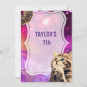 Invitation de Donut Cat Galaxy (Dos)