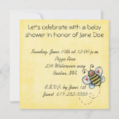 invitation de douche (Dos)