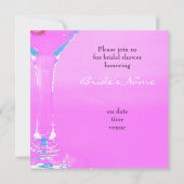 invitation de douche à cocktail nuptiale (Dos)