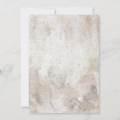 Invitation de douche aux cactus succulents (Dos)