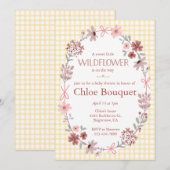 Invitation de douche bébé «Soleil de Marigold 016» (Devant / Derrière)