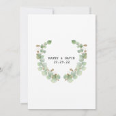 Invitation de douche Birdal (Dos)