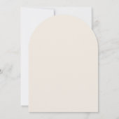 INVITATION DE DOUCHE BOTANIQUE FLORALE ROSE (Dos)