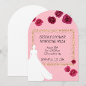 INVITATION DE DOUCHE BRIDAL (Devant / Derrière)