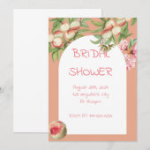 INVITATION DE DOUCHE BRIDAL (Devant / Derrière)