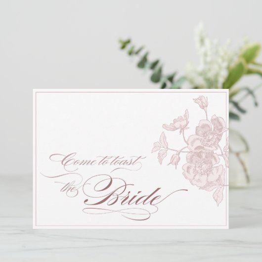 INVITATION DE DOUCHE BRIDAL (Debout devant)