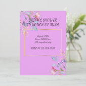 INVITATION DE DOUCHE BRIDAL (Debout devant)