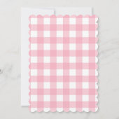 INVITATION DE DOUCHE BRIDAL EN COWBOY ROSE (Dos)