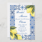 INVITATION DE DOUCHE BRIDAL LIMONCELLO (Devant)