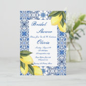 INVITATION DE DOUCHE BRIDAL LIMONCELLO (Debout devant)