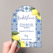 INVITATION DE DOUCHE BRIDAL LIMONCELLO (In situ (ordinateur de poche))