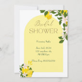 INVITATION DE DOUCHE BRIDAL LIMONCELLO (Devant)