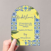 INVITATION DE DOUCHE BRIDAL LIMONCELLO (In situ (ordinateur de poche))