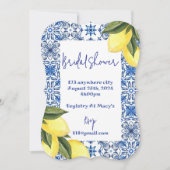 INVITATION DE DOUCHE BRIDAL LIMONCELLO (Devant)