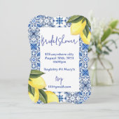 INVITATION DE DOUCHE BRIDAL LIMONCELLO (Debout devant)