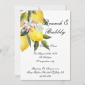 INVITATION DE DOUCHE BRIDAL LIMONCELLO (Devant)
