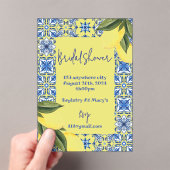 INVITATION DE DOUCHE BRIDAL LIMONCELLO (In situ (ordinateur de poche))