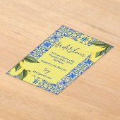 INVITATION DE DOUCHE BRIDAL LIMONCELLO (Poser)