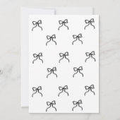 Invitation de douche Couple illustrée à la main (Dos)