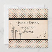 Invitation de douche d'adoption (Devant)