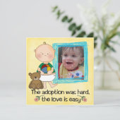 invitation de douche d'adoption (Debout devant)