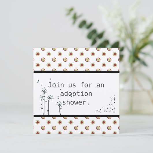 Invitation de douche d'adoption (Debout devant)