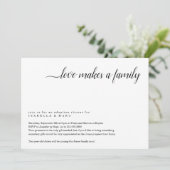 Invitation de douche d'adoption (pour enfant plus (Debout devant)