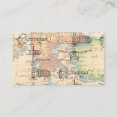 Invitation de douche d'affichage d'avion vintage (Dos)