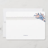 Invitation de douche d'animaux de forêt de bébé (Dos)