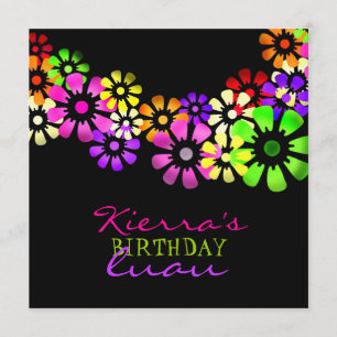 Invitation de douche de 311 fleurs