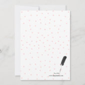 Invitation de douche de bain moussant de bébé (Dos)