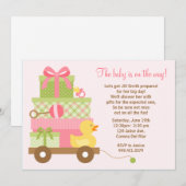 Invitation de douche de bébé (Devant / Derrière)