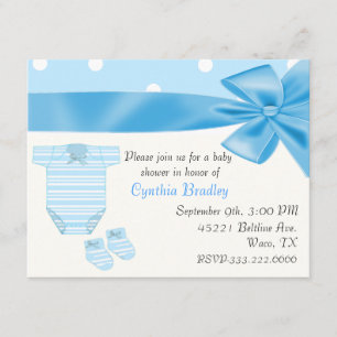 Invitation de douche de bébé
