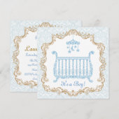 Invitation de douche de bébé (Devant / Derrière)