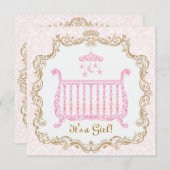 Invitation de douche de bébé (Devant / Derrière)