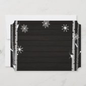 Invitation de douche de bébé de forêt de région (Dos)