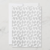 Invitation de douche de bébé de lapin de région (Dos)