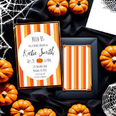 Invitation de douche de bonbons d'automne